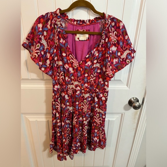 Anthropologie Robin Tiered Mini Dress - Picture 2 of 7
